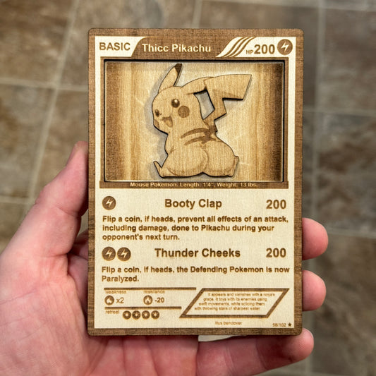 Thic Pika Card SVG