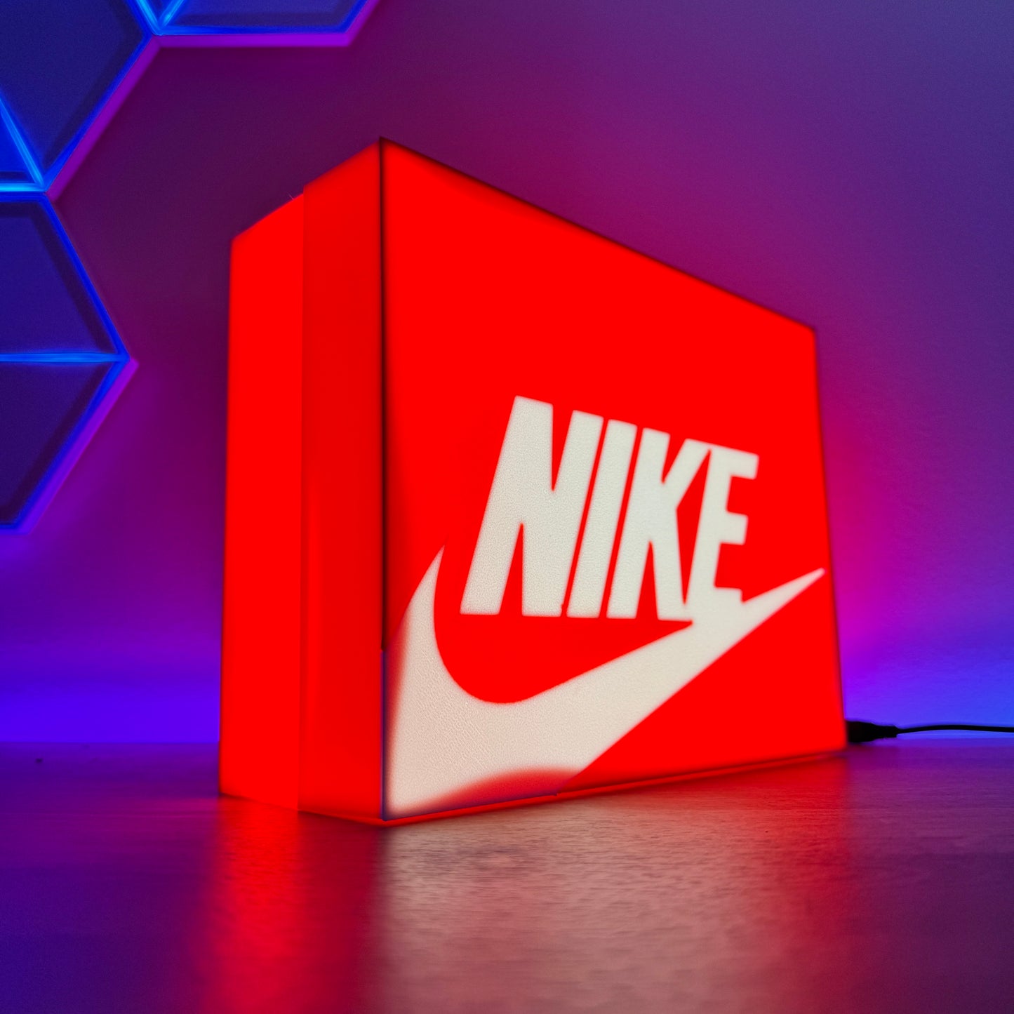Shoe Box Just Do It Light Box STL