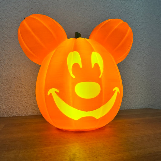 Pumpkin Mouse Light Box STL