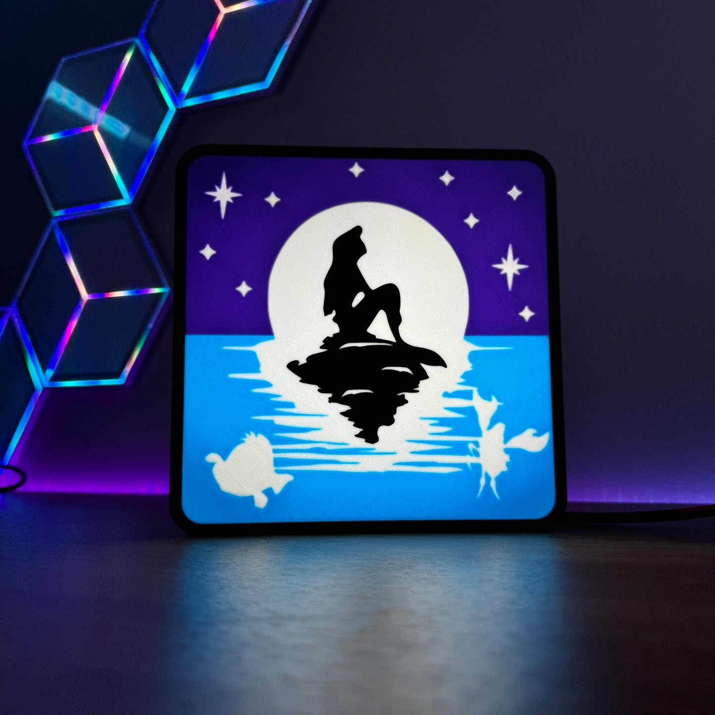 Mermaid Light Box STL