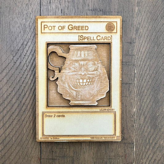 Greed Pot YUGI Card SVG