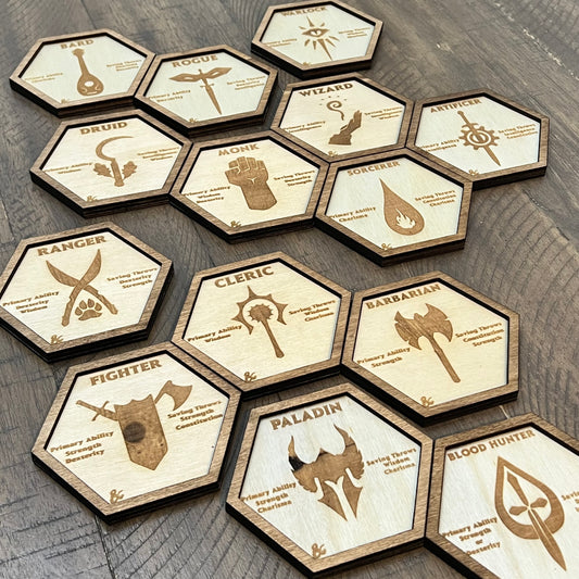 DND Coasters SVG