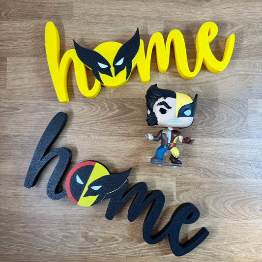 Wolvie Home Signs Laser SVG