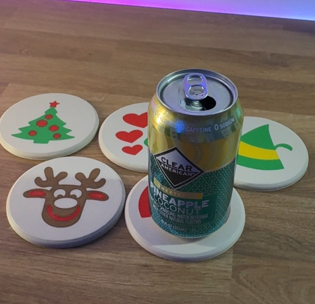 Christmas Cookie Coasters STL