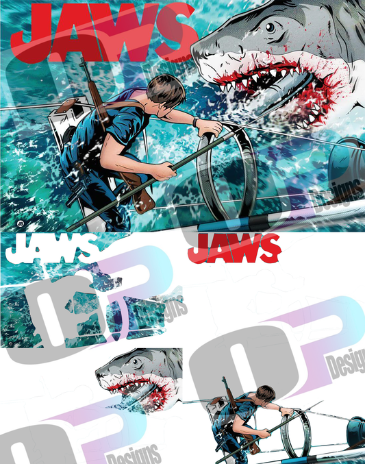 Great White Stacked Image Sublimation SUB