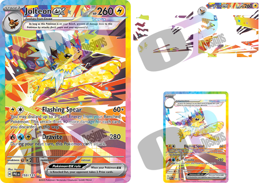 Jolt Prism Stacked Card Sublimation SUB