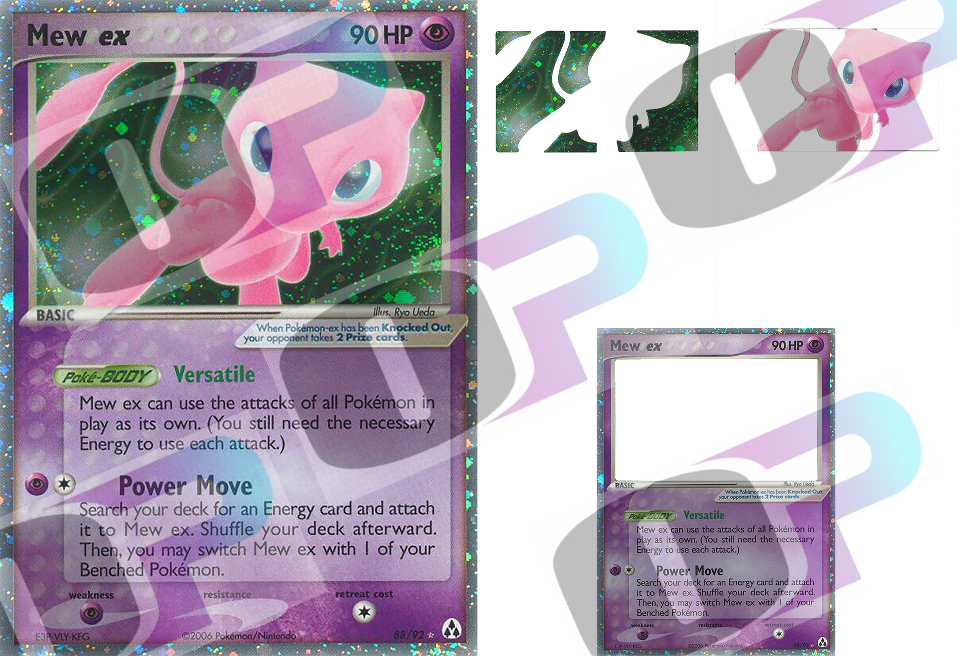 MewEX Stacked Card Sublimation SUB – On Points Designs