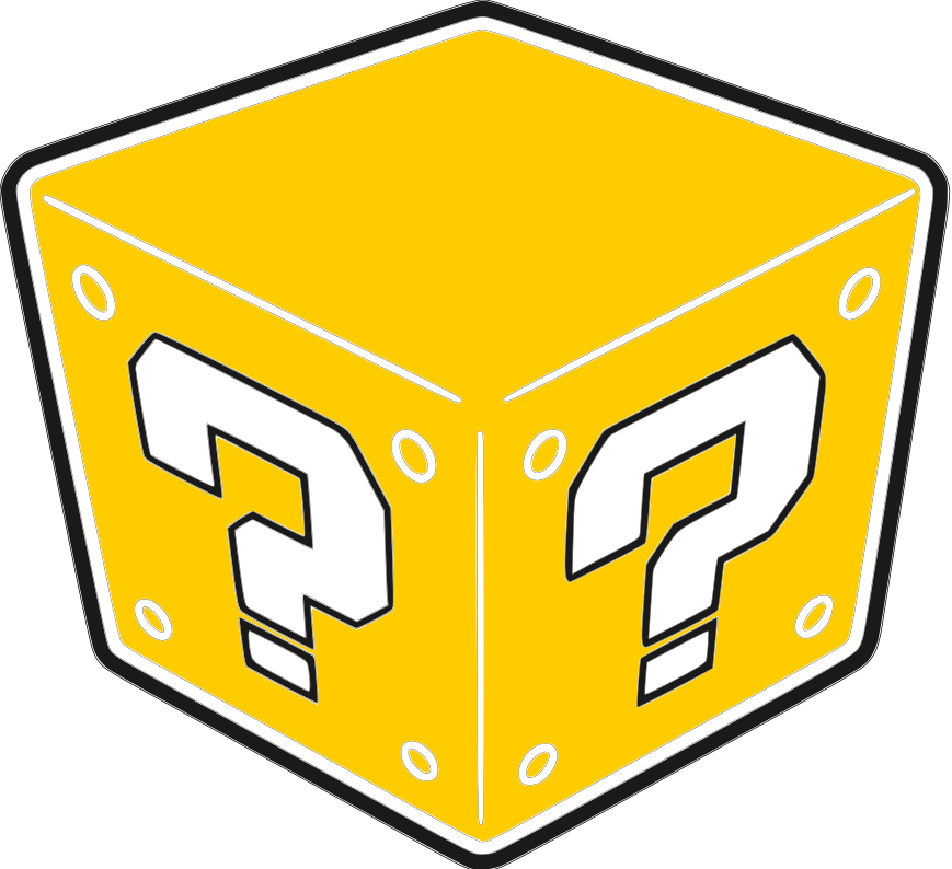 Mystery Box Stacked Sign SVG