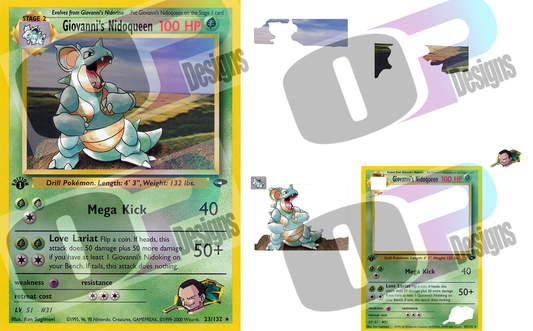 Queen Nido Stacked Card Sublimation SUB