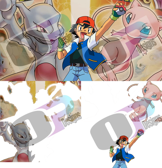 Poke Movie Stacked Cover Sublimation SUB