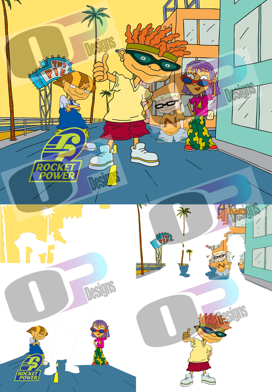 Rocket P Stacked Image Sublimation SUB