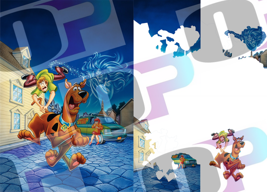 Scoob Doo Stacked Image Sublimation SUB