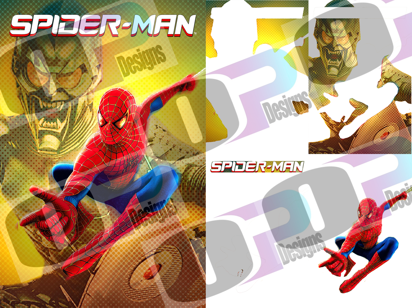 2002 Man Spider Stacked Cover Sublimation SUB