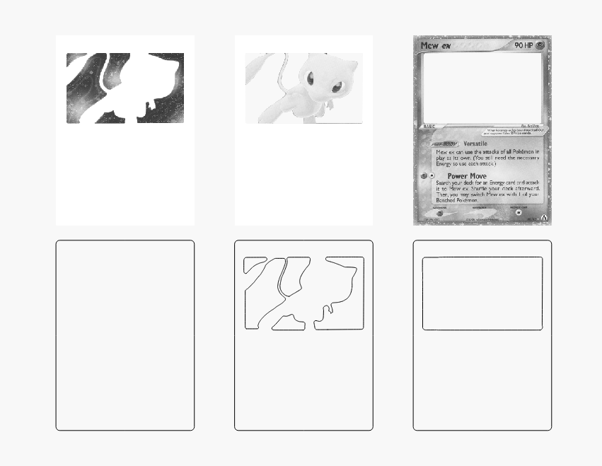 MewEX Stacked Card Laser SVG