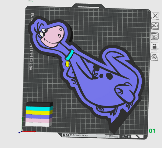 Dino Light Box STL