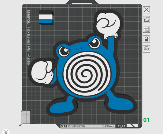 Whirl Poli Light Box STL