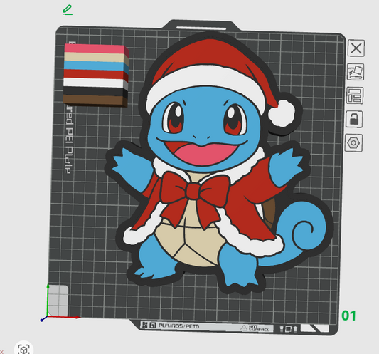 Christmas Squirt Light Box STL