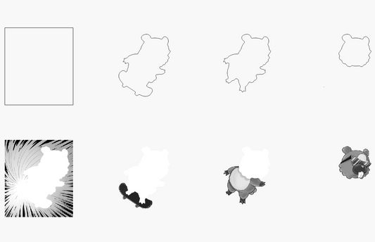 Bid Oof Stacked Image Laser SVG