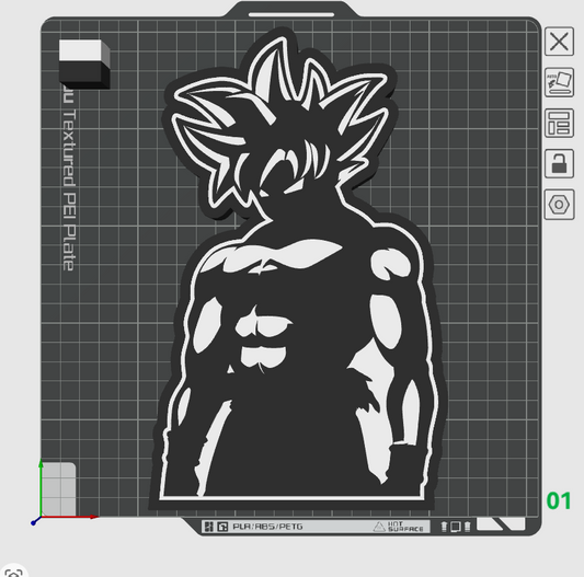 Ultra Instinct Light Box STL