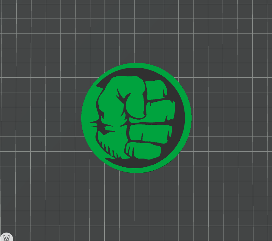 Green Gamma Magnet STL