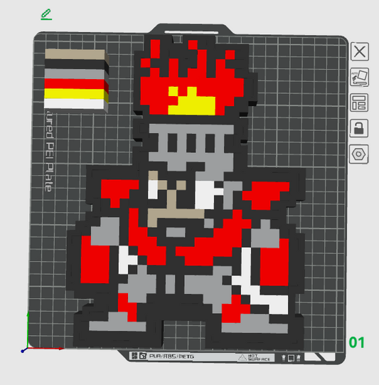 8-bit Fire Boss Light Box STL