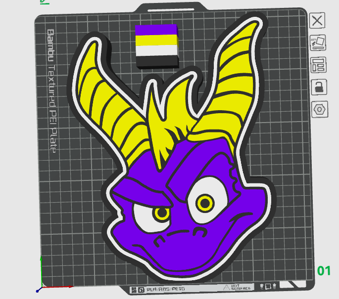 SpyR Dragon Light Box STL