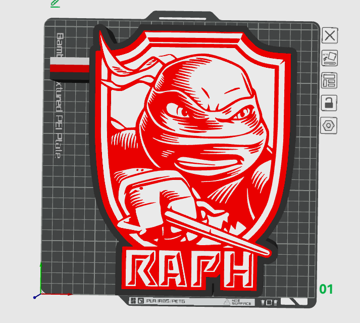 Raph Design Raph Light Box STL – On Points Designs