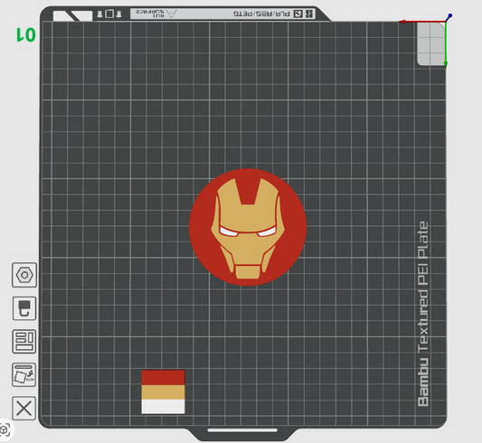 Man of Iron Magnet STL