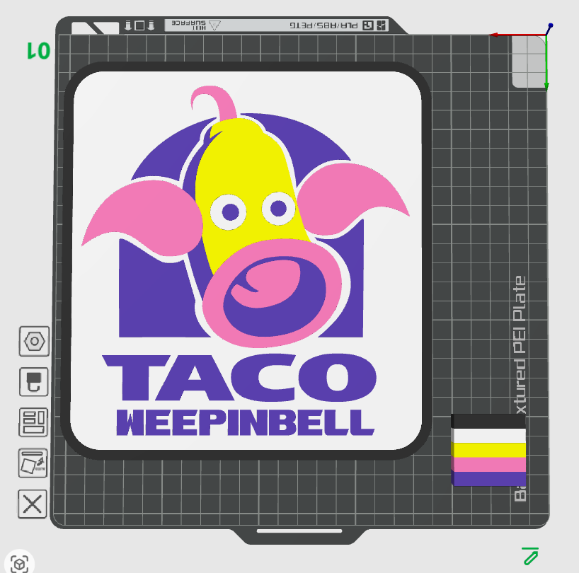 Taco Weepinbell Light Box STL