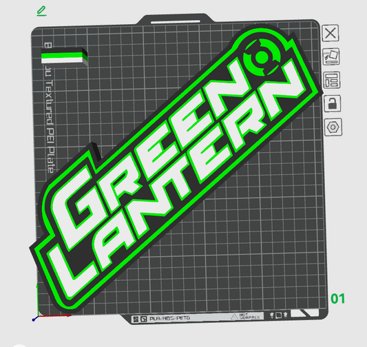 Lantern Green Light Box STL