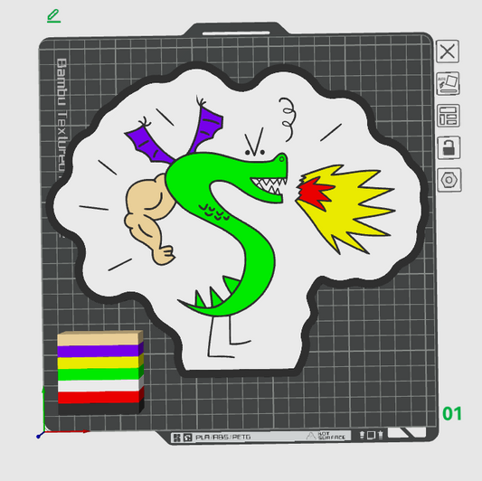 Trog Dor Light Box STL