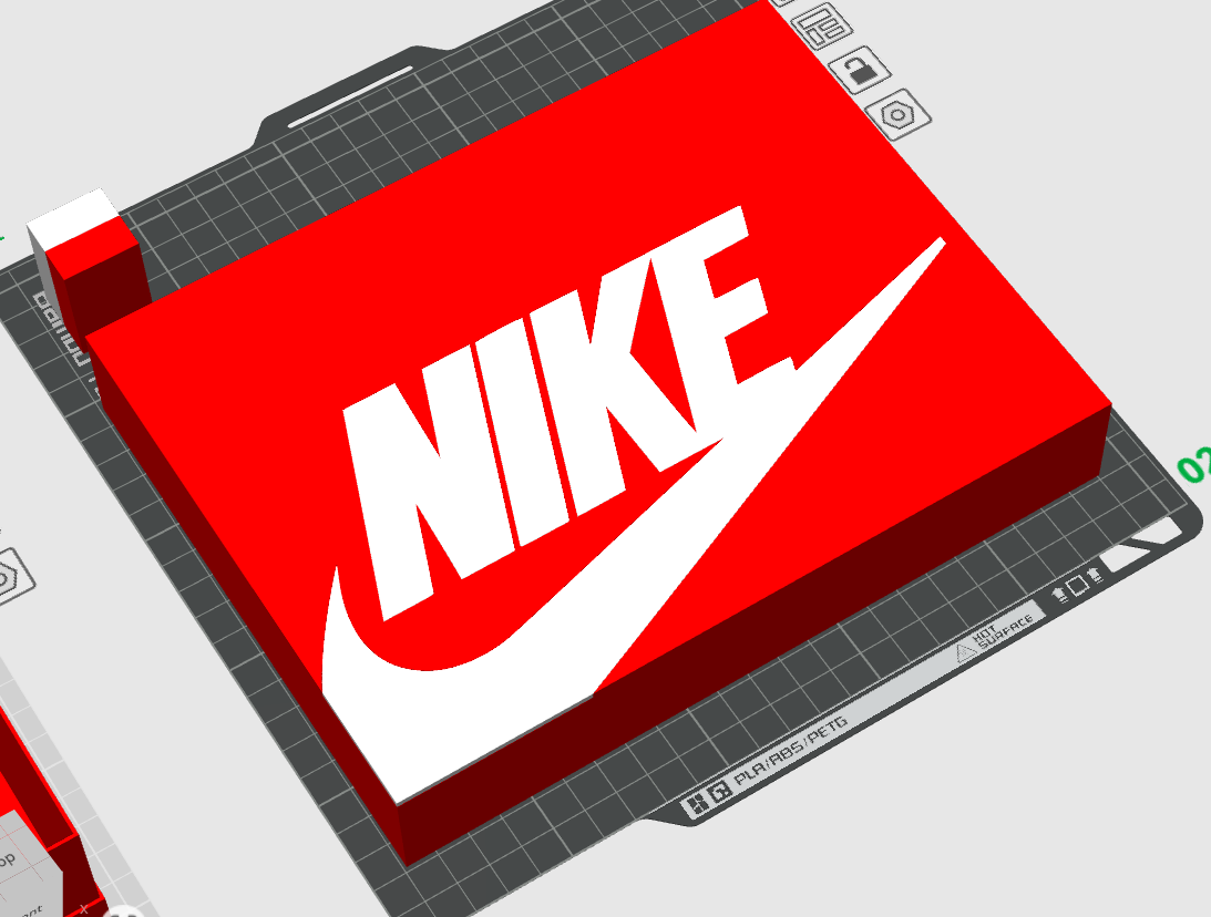 Shoe Box Just Do It Light Box STL