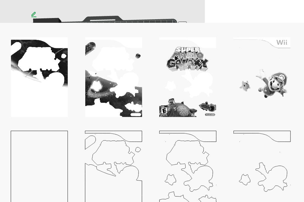 Galaxy Bro Stacked Image Laser SVG