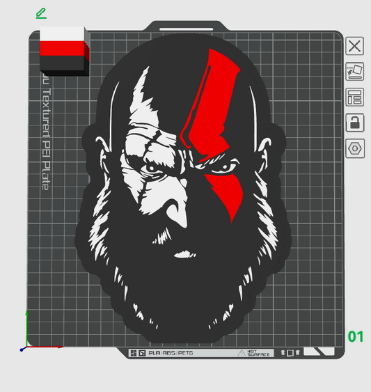 War God Light Box STL