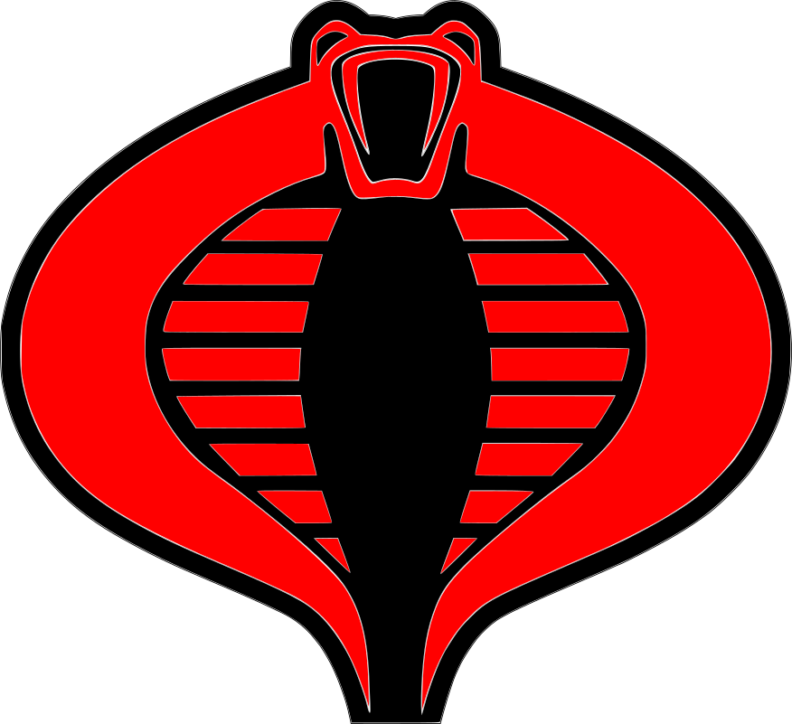 Cobra Stacked Sign SVG